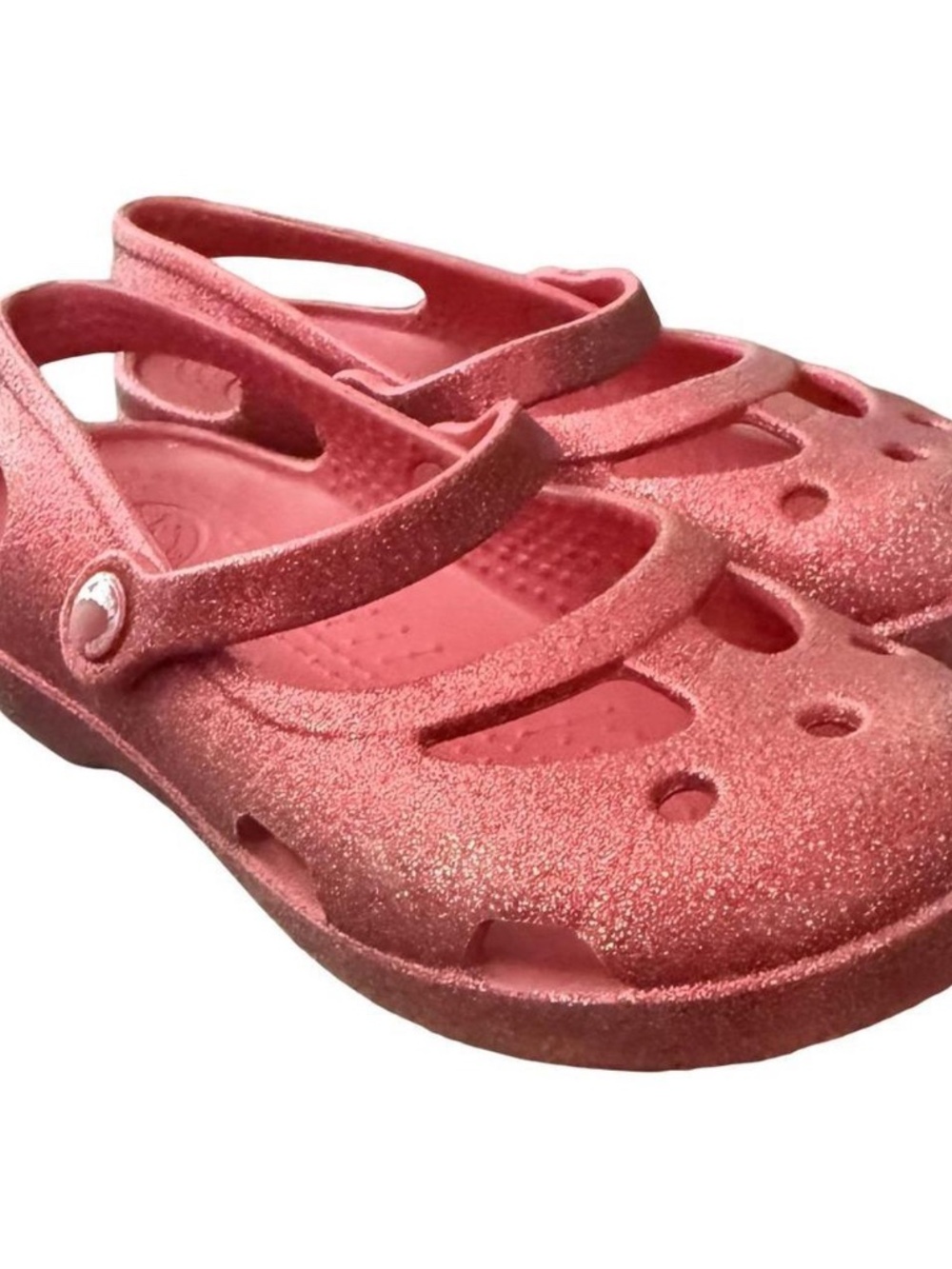 Crocs Kids' Red sparkle Clogs